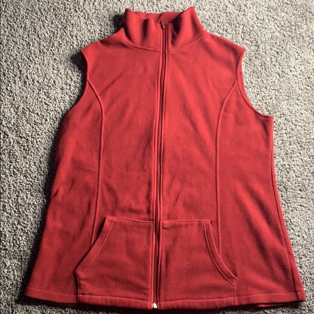 beautiful red vest